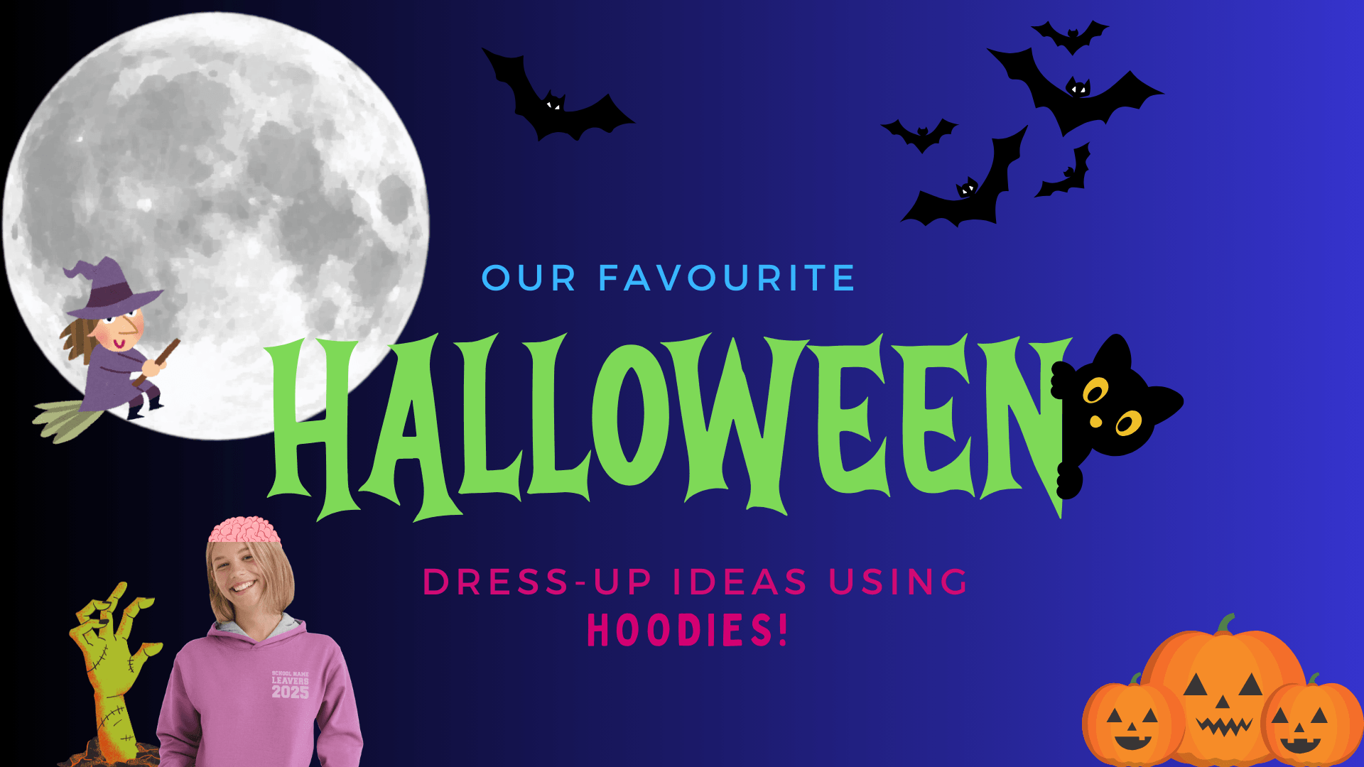 Our Favourite Halloween Dress-Up Ideas Using Hoodies!