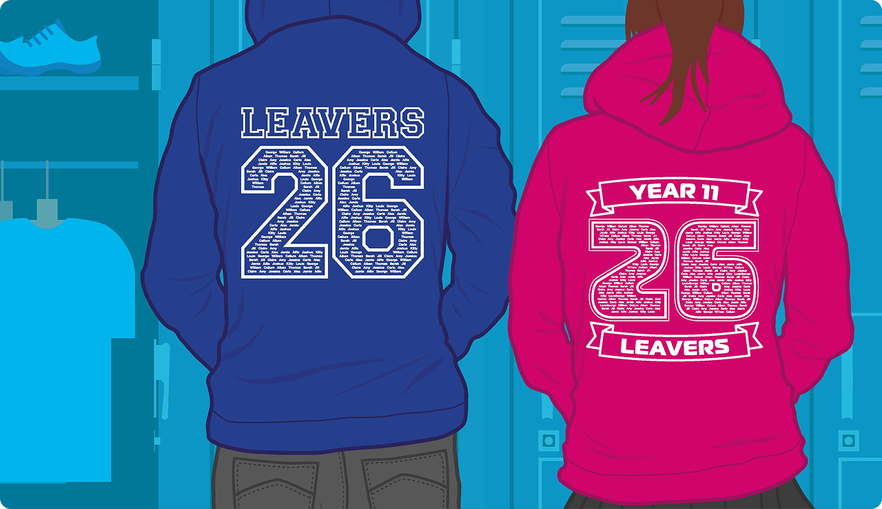 Choose from our range of brilliant colours