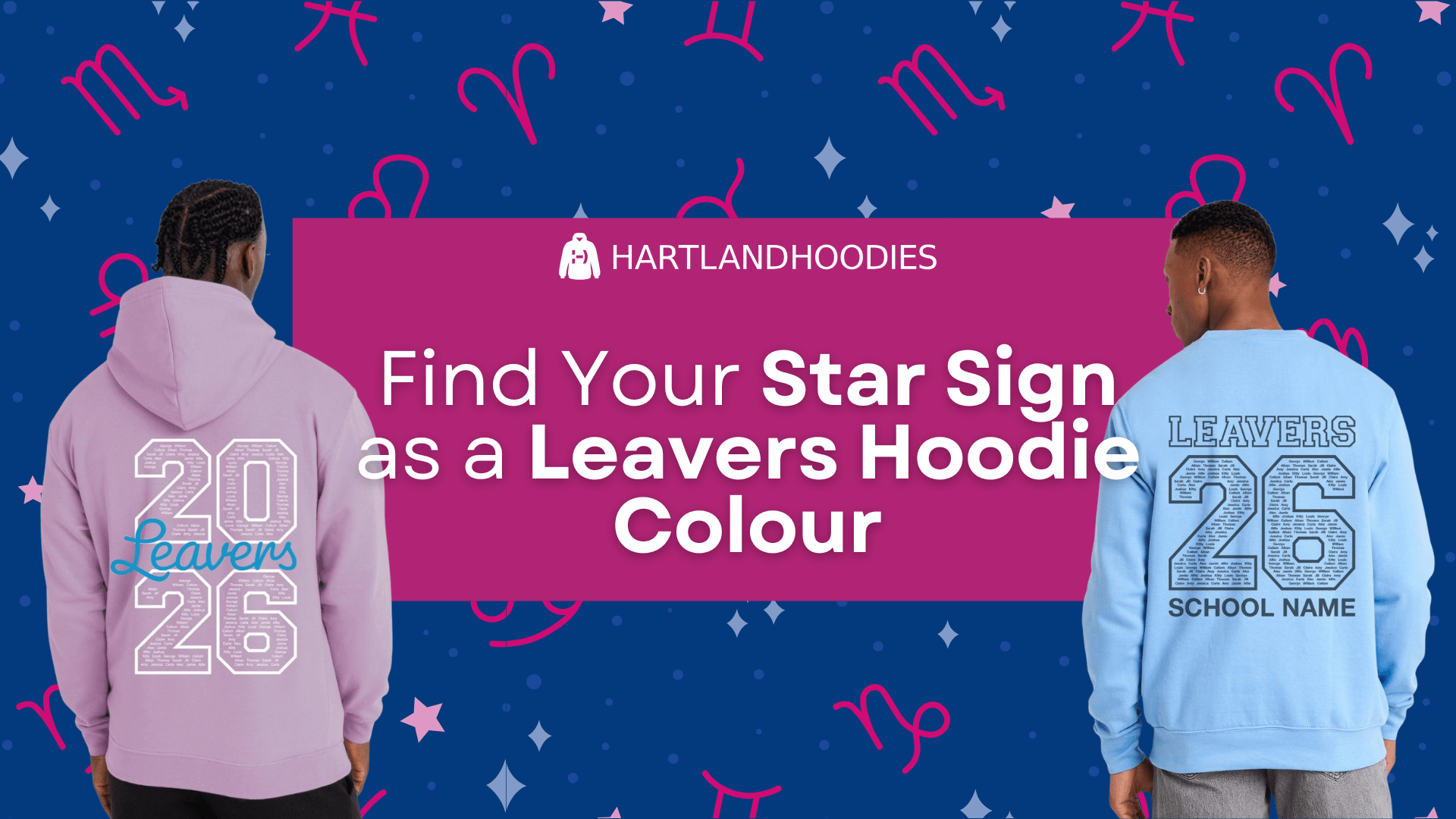 Your Star Sign as a Leavers Hoodie Colour: A Hartland Hoodies Guide